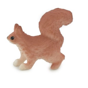 Collectible Wildlife Gifts | Squirrel, Red, American, High Quality, Hand Painted, Rubber, Rodent, Realistic, Model,  Toy, Gift, 1"  CH652 BB169 - 1 of 4