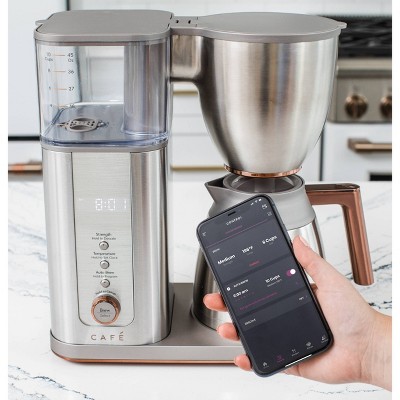 Stainless Steel Thermal Carafe Drip Coffee Maker with WiFi and Voice Control