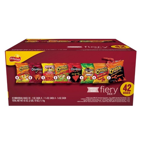 Frito-Lay Spicy Snacks Fiery Mix Mega Size Variety Pack - 42ct/42oz - image 1 of 4