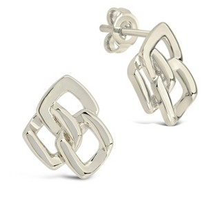 SHINE by Sterling Forever Lennox Studs - 1 of 3