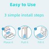 Itopfox Diaper Pail Refill Bags, 30 Count, Compatible with Easy Roll Signature & Platinum Pails, 7-Layer Odor Barrier - 3 of 4