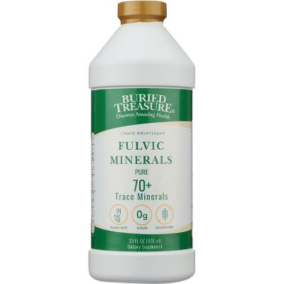 Buried Treasure uid Advantage Fulvic Minerals Pure 33 fl oz.