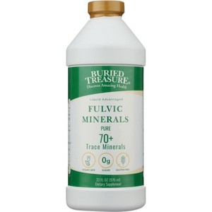 Buried Treasure uid Advantage Fulvic Minerals Pure 33 fl oz. - 1 of 4