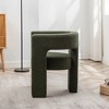 KINWELL 28" Wide Boucle Upholstered Square Armchair - 4 of 4