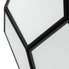 Progress Lighting Latham 1-Light Pendant, Matte Black, White Art Glass - 4 of 4