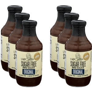 G Hughes BBQ Sauce Sugar Free Original - Case of 6 - 18 OZ - 1 of 4