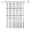 PAGED 72x72 Inch Shower Curtain Modern Cotton Shower Curtain with Striped Print for Bathroom, Machine Washable - 3 of 4
