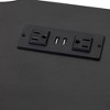 80" Particleboard Wall-Mounted Floating TV Stand with 20-Color LED Lighting and Cable Management for Living Room, Kitchen, Hallway - 4 of 4