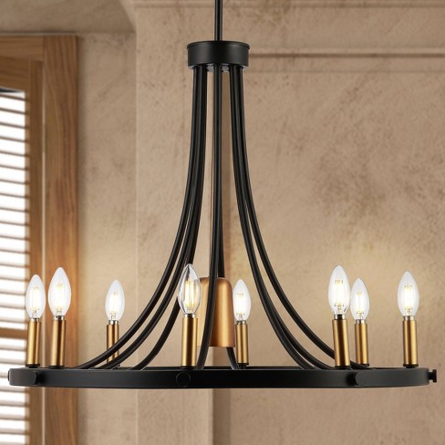 Black and gold modern 2024 chandelier