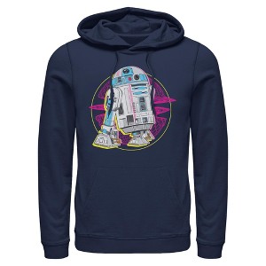 Mens Star Wars R2-D2 Retro Vibes Lightweight Hoodie - 1 of 4
