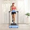 HFYee Walking Pad Treadmill 300 LB Capacity with Armrest, LED Display and Silent Motor, Portable Treadmill for Home Gym, 1 to 7.6 MPH - 3 of 4