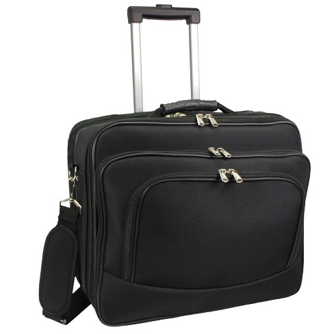 World Traveler Rolling 17-Inch Laptop Briefcase Computer Case, Paris Black,  One Size