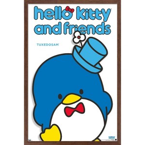 Trends International Hello Kitty and Friends: Hello - Tuxedosam Feature Series Framed Wall Poster Prints - 1 of 4
