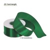 Unique Bargains Double Face Wide Satin Ribbon with Gold Edges for Wedding Bouquet - 2 of 4