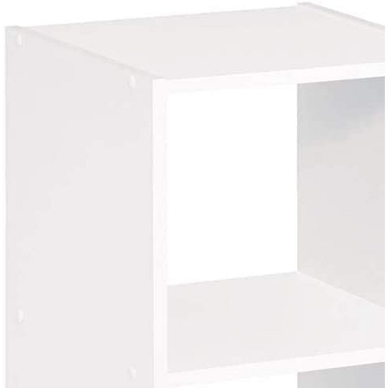 ClosetMaid 895300 Decorative Home Vertical Stackable 2-Cube Organizer Storage with Open Back Panel Design, 31-Inch, White (3 Pack), 4 of 7