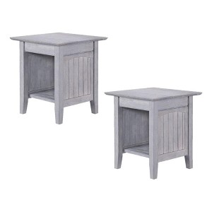 AFI Furnishings Nantucket End Table Set of 2 DW - 1 of 4