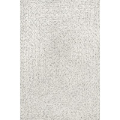 12'x18' Wynn Braided Indoor/Outdoor Area Rug Tan - nuLOOM