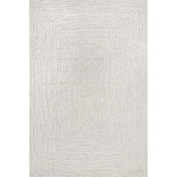 nuLOOM Wynn Braided Indoor and Outdoor Area Rug for Patio Garden Living Room Bedroom Dining Room Kitchen