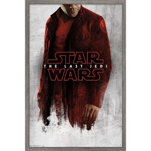 Trends International Star Wars: The Last Jedi - Red Poe Framed Wall Poster Prints - 1 of 4