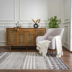 Hauteloom Constantin Black & White All Over Rug - 1 of 4