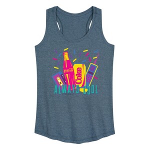 Women's - Coca-Cola - 90's Retro Style Graphic Racerback Tank - 1 of 4