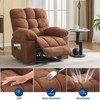 Recliner Chair, Wide Rocker Chair, Rocking Chair with Massage and Heat, Heat Ergonomic Overstuffed Breathable Fabric Reclining Chair - 2 of 4