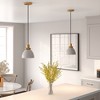 Hudson and Canal 8" Wide Pendant with Metal Shade - 4 of 4