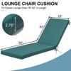 Crestlive Products Patio Outdoor Chaise Lounge Cushion Beige 2 PC - 2 of 4