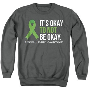 Men's Mental Health Awareness Its Okay Crewneck Sweatshirt - 1 of 4