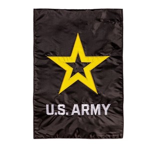 Evergreen Army Garden Flag 12 x 18 Inches Indoor Outdoor Decor - 1 of 4