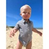 Gender Neutral Boy's Helford Woven Onesie - ME & HENRY - 3 of 3