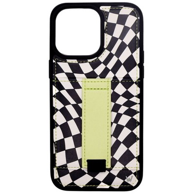 Walli Cases Funhouse by Aubree Says Phone Case with Wallet and Finger Strap