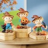 Collections Etc Hand-Painted Halloween Scarecrow Sitters - Set of 3 - 2 of 2