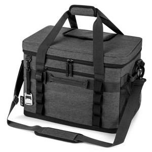 OPUX Soft Sided Cooler Bag, Insulated Collapsible Portable Leakproof with Shoulder Strap, Beach Camping Travel Road Trip - 1 of 4
