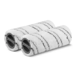 Karcher FC Floor Cleaner Microfiber Multi-Surface Replacement Roller - 2-Pack - Gray