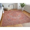 Rawlins Transitional Medallion Red/Tan/Pink Area Rug - image 2 of 4