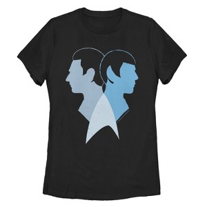 Women's Star Trek Logical Buddies Spock & Data T-Shirt - 1 of 3