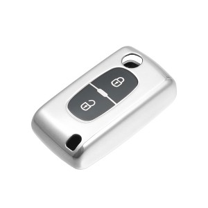 Unique Bargains Silicone Car Smart Key Fob Case Cover for Peugeot 207 307 308 407 3008 1 Pc - 1 of 4