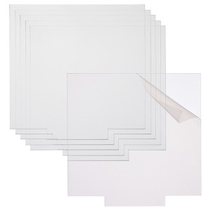Bright Creations 6 Pack Square Laser Engraving Blanks for Acrylic Light Base, 2mm Plexiglass Sheets, 5.9x5.9 in - 1 of 4