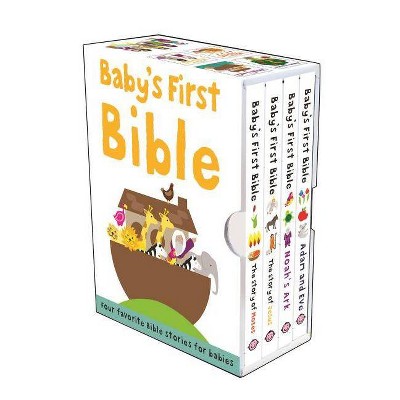 Baby's First Bible Boxed Set - (Bible Stories) by  Roger Priddy (Mixed Media Product)