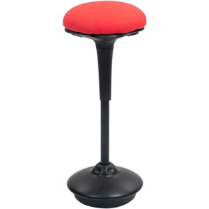 TopComfy Accent Chairs Active Stool Decorate Chair Soft Chair Comfortable Chair Soft Seat Ergonomic Flair for Office, Red, 14.2"*14.2"*35.4" - 1 of 4