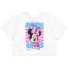 Disney Junior Girls Cropped Boxy T-Shirt and Bike Shorts Outfit Set Toddler - 4 of 4