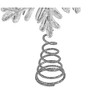 Kurt Adler 7" Un-Lit Mini Snowflake Treetopper, Silver - 2 of 4
