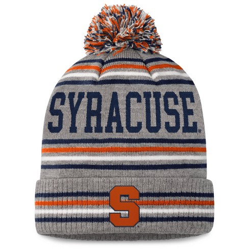 Syracuse Fleece Lined Knit Hat with Pom