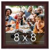 PosterPalooza | Square Linear Brown Picture Frame - UV Acrylic, Foam Board Backing, Hanging Hardware - 2 of 4