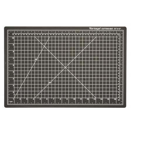 Dahle Vantage Self Healing Cutting Mat 12 X 18 Inches Black Target