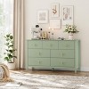 Dresser for Bedroom with 7 Drawers, 54" Wide Modern Chest of Drawers with Metal Handle, Dresser TV Stand, Wood Drawer Organizer - 4 of 4