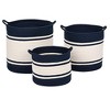 Colonial Mills Outland Basket, 20"x20"x18", Navy - 2 of 3