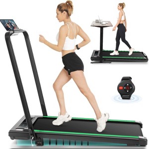 ANCHEER 2 in 1 Under Desk Treadmill with Foldable Handle - 1 of 4