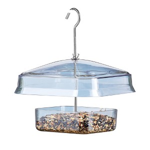 Collections Etc Squirrel Proof Hanging Canopy Bird Feeder 9 X 9 X 11 - 1 of 2